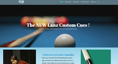 Lanz Custom Cues website